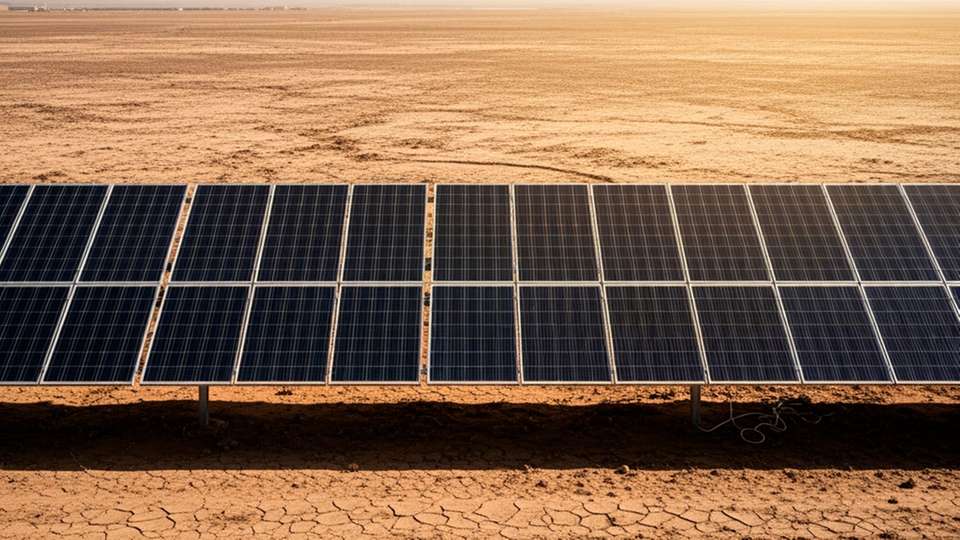 Die Solarbeschichtung hält nicht nur die Module sauber sondern bindet auch Wasser aus der Luft.