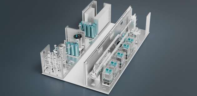 Ein Elektrolysesystem beinhaltet neben den Stacks, in denen der elektrochemische Prozess umgesetzt wird, alle erforderlichen Komponenten und Teilsysteme, um einen optimierten Prozess zu garantieren.