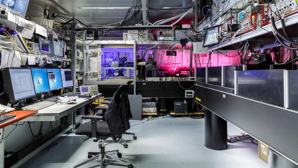Die Methode zur experimentellen Charakterisierung von Quantensimulatoren wurde in einem Quantenlabor in Innsbruck.