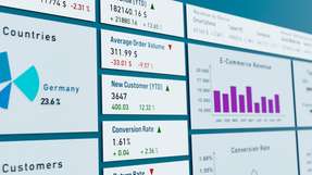 Mit der Liferay Data Platform bietet Liferay eine Lösung für eine einheitliche Kundensicht. Ein Dashboard zeigt an, in welcher der sechs Phasen – von „Aware“ bis „At-Risk“ – sich ein Account befindet.
