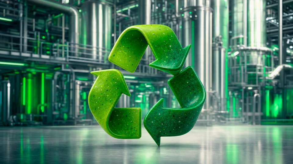 Im Industriepark Höchst wird ein neues Verfahren zur Recycling von Kunststoffabfällen im industriellen Maßstab erprobt. Dabei entstehen aus gemischten und kontaminierten Abfällen Pyrolyseöle.