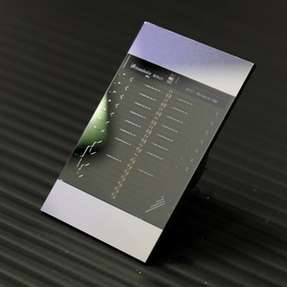 Mittels Integrated Photonics miniaturisierter photonischer Biosensor-Chip des Fraunhofer IPMS.