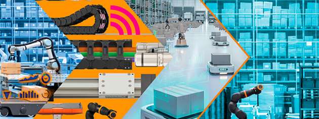 Igus bietet wartungsfreie Motion plastics, intelligenten Energieführungen, Sensorik für Predictive Maintenance sowie Komponenten für Low-Cost-Robotik und fahrerlose Transportsysteme.