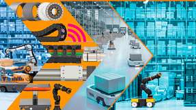 Igus bietet wartungsfreie Motion plastics, intelligenten Energieführungen, Sensorik für Predictive Maintenance sowie Komponenten für Low-Cost-Robotik und fahrerlose Transportsysteme.