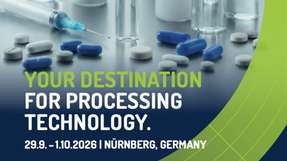 Die nächste Ausgabe der Powtech Technopharm findet vom 29. September bis zum 1. Oktober 2026 in Nürnberg statt.