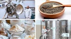 amixon Pulvermischer für Food Ingredients: Aromen, Stabilisatoren, Gewürze und funktionelle Zusatzstoffe werden schonend, hygienisch und reproduzierbar homogenisiert. Auch kleinste Komponenten und Flüssigkeiten lassen sich präzise in das Pulverbett einarbeiten.