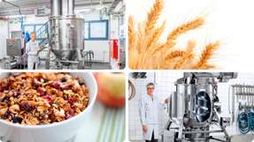 amixon-Mischer für Müsli, Granola und Cerealien verbinden Flocken, Nüsse, Saaten, Früchte und Flüssigkomponenten homogen und schonend. Die Mischtechnik minimiert Produktbruch und Staubentwicklung und unterstützt flexible Rezepturwechsel.