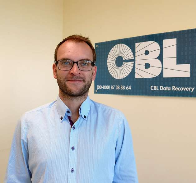 Conrad Heinicke, Geschäftsführer von CBL Datenrettung.