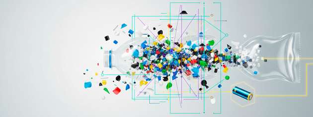 KI-gestützte Analyse- und Sortierprozesse trennen gemischte Kunststoffabfälle und Lithium-Batterien, um hochwertige Rezyklate für eine funktionierende Kreislaufwirtschaft herzustellen.