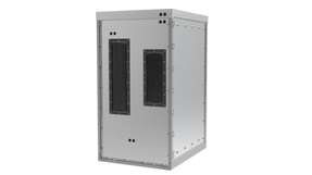 Im Mittelpunkt des Messeauftritts von Elma Electronic steht die neue Ausführung des Schaltschranksystems TECHFRAME 40 FireShield für den Einsatz in Schienenfahrzeugen.