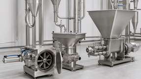 Zellenradschleuse, Schüttgutverteiler und Dosierer für Förderung, Verteilung und kontrollierte Materialzufuhr.