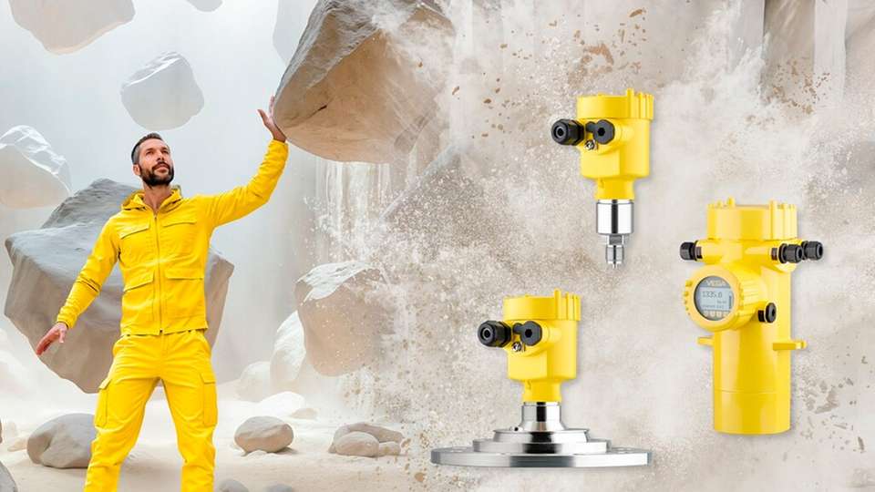 Vega-Sensoren für die Füllstandmessung in staub- und schüttgutintensiven Anwendungen.