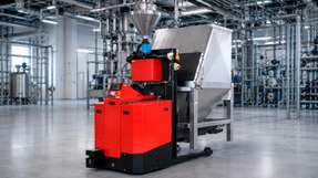 AZO verbindet intelligentes Containerhandling mit fahrerlosen Transportsystemen für einen durchgängigen Materialfluss.
