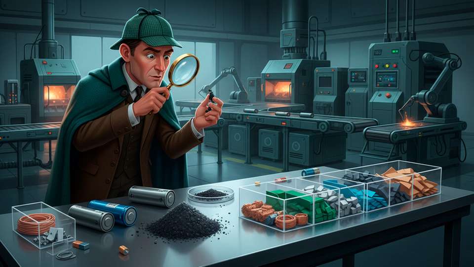 Die Analyse von Schwarzmasse soll helfen, Recyclingmaterialien aus Lithium-Ionen-Batterien zuverlässig zu bewerten und hochwertig aufzubereiten.