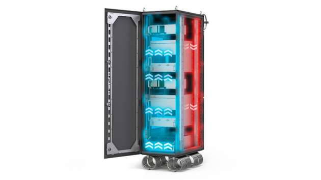 4U LHX, integirert in einen Rugged-Schrank.