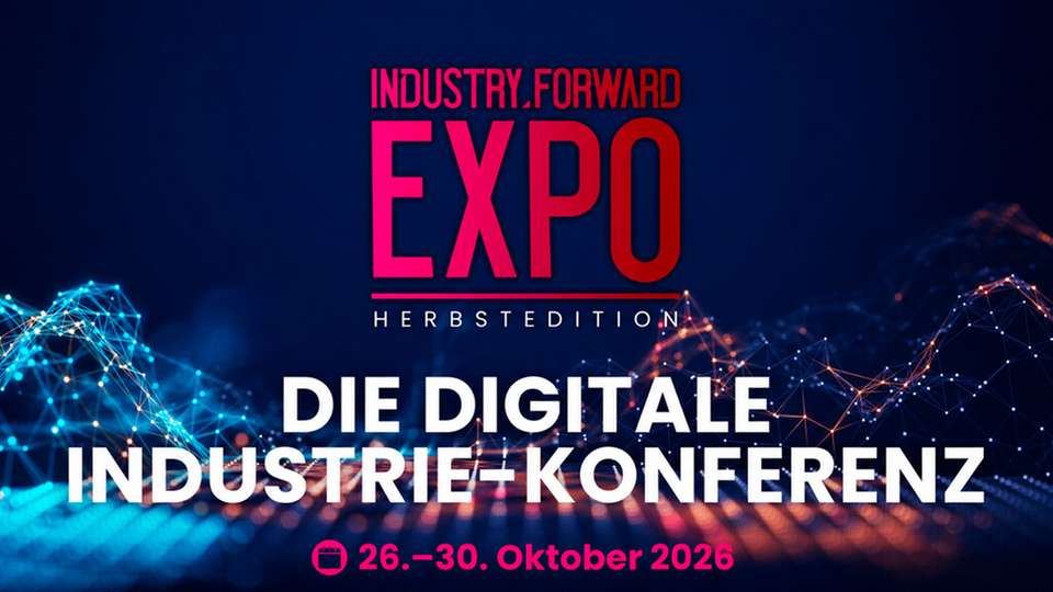 Die INDUSTRY.forward EXPO 2026, die vom 26. bis 30. Oktober 2026 stattfindet, ist eine virtuelle Veranstaltung, die Wissen, Trends und Innovationen für die Industrie bündelt.