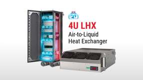 4U LHX, integriert in einen T&M-Schrank.