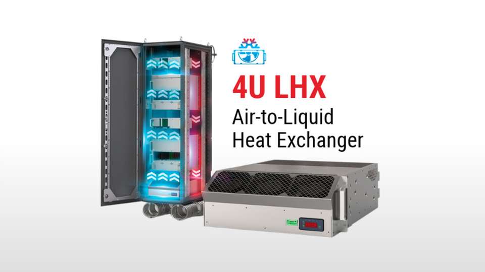 4U LHX, integriert in einen T&M-Schrank.