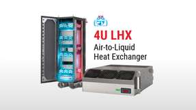 4U LHX, integriert in einen T&M-Schrank.