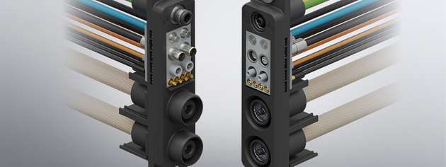 Odu-Mac Power Connector, verfügbar mit zwei oder drei Power-Kontakten.