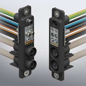 Odu-Mac Power Connector, verfügbar mit zwei oder drei Power-Kontakten.