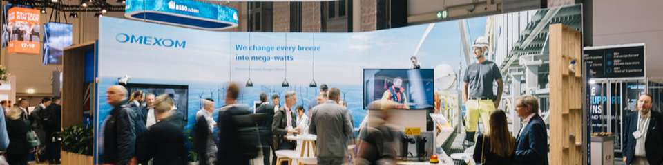 Omexom präsentiert auf der WindEnergy Hamburg 2026 Lösungen für Betriebssicherheit und Zustandsüberwachung von Offshore-Windparks.