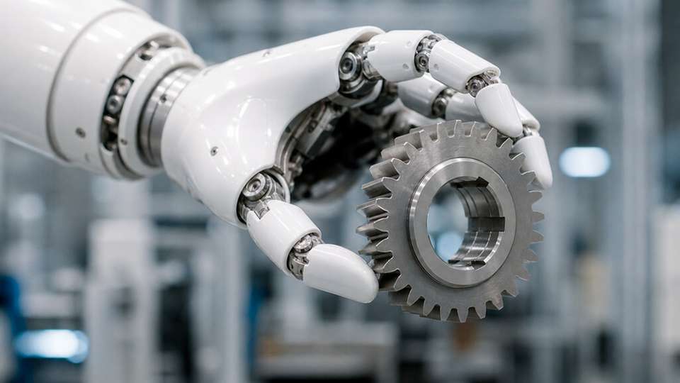 Das Physical-AI-Labor von Ventions in Montreal erforscht robotergestützte Handhabung für komplexe und unstrukturierte Fertigungsaufgaben.