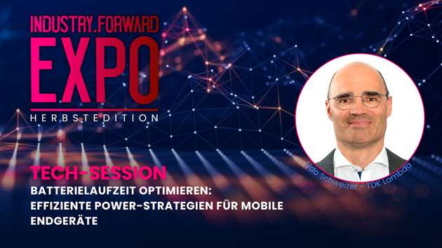 Udo Schweizer, Technical Marketing Manager bei TDK-Lambda Europe, ist Speaker auf der INDUSTRY.forward EXPO.