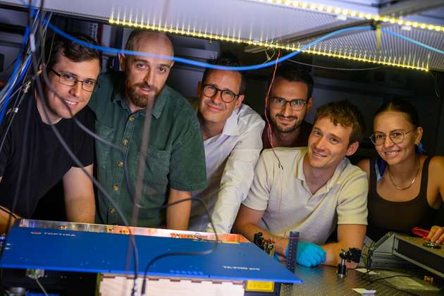 Thomas Riebner, Luca Toscani de Col, Thorsten Schumm, Fabian Schaden, Felix Schneider und Ira Morawetz (von links nach rechts).