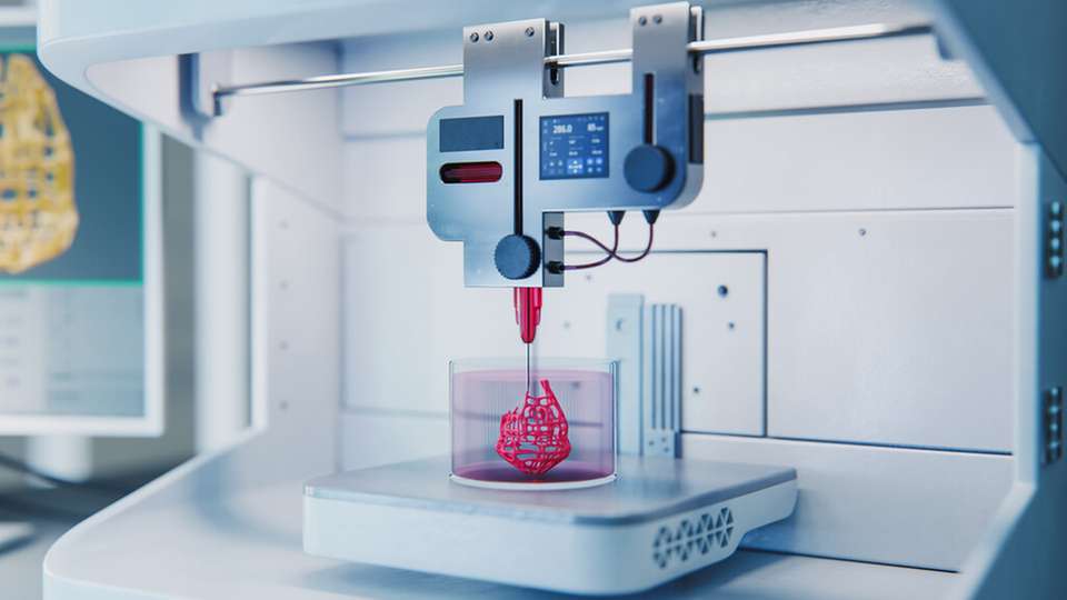 Nachhaltige Bio-Drucktinten aus Kollagen, Elastin und Cellulose-Derivaten sollen den 3D-Druck physiologischer Gewebestrukturen für Wirkstofftests und künftige Implantate ermöglichen.