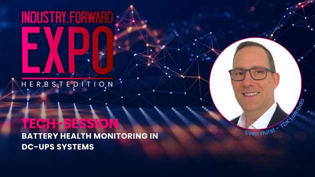 Sven Hurst, Product Marketing Manager DIN-Rail Division bei TDK-Lambda Europe, ist Speaker auf der INDUSTRY.forward EXPO.