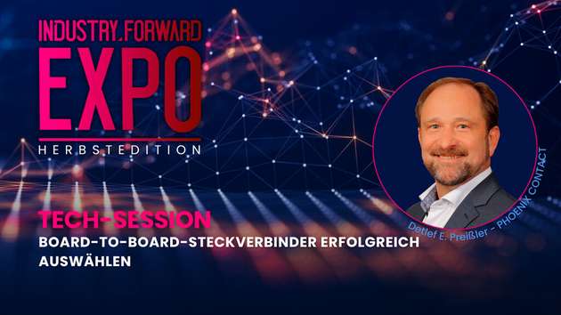 Detlef E. Preißler, Senior Specialist bei Phoenix Contact Deutschland, ist Speaker auf der INDUSTRY.forward EXPO.