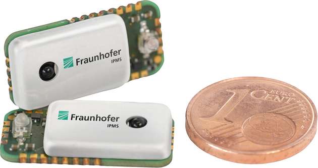 Zwei Li-Fi TinySpot Module.