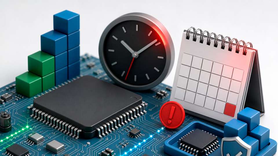 Bauteilabkündigungen und unsichere Lieferketten machen ein frühzeitiges Obsoleszenzmanagement für langlebige Elektronik erforderlich.