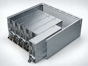 Parallelgeschaltete Cotek-AEK-3000-Netzteilmodule von Burger Engineering.