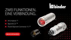 Hybride Steckverbinder bündeln Energie- und Datenübertragung in einer Schnittstelle und ermöglichen dadurch kompakte Lösungen für Automatisierung, Antriebstechnik und Maschinenbau.