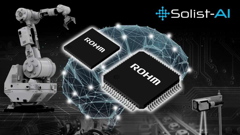 Solist-AI von Rohm: Vorausschauende Wartung ohne Cloud- oder Netzwerkverbindung.