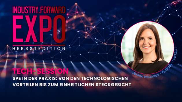 Verena Neuhaus, Leitung Product Management Data Connectivity bei Phoenix Contact Deutschland, ist Speakerin auf der INDUSTRY.forward EXPO.