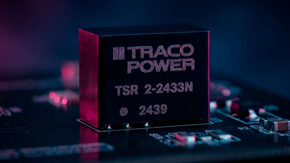Point-of-Load DC/DC-Wandler von Traco Power ermöglichen eine kompakte und zuverlässige Spannungsversorgung direkt am Verbraucher.