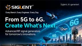 Siglent erweitert sein Portfolio um den Mikrowellen-Signalgenerator SSG6089A bis 67 GHz und die phasenkohärente SSG6M80A-Serie für Beamforming-, Phased-Array- und MIMO-Anwendungen.
