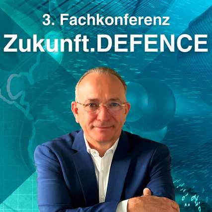 Michael Wellenzohn von HD Advanced Technologies spricht auf der Fachkonferenz Zukunft.DEFENCE darüber, wie das Unternehmen seine Industriekompetenz in den Verteidigungssektor einbringt. 