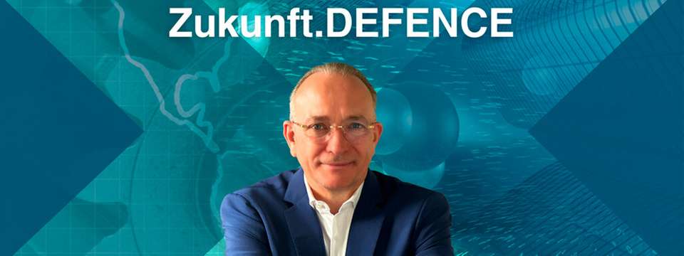 Michael Wellenzohn von HD Advanced Technologies spricht auf der Fachkonferenz Zukunft.DEFENCE darüber, wie das Unternehmen seine Industriekompetenz in den Verteidigungssektor einbringt. 