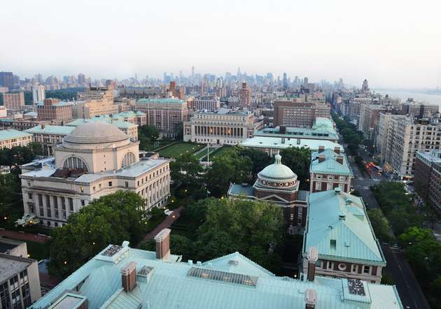 Campus der Columbia University im Stadtteil Manhattan, New York City.