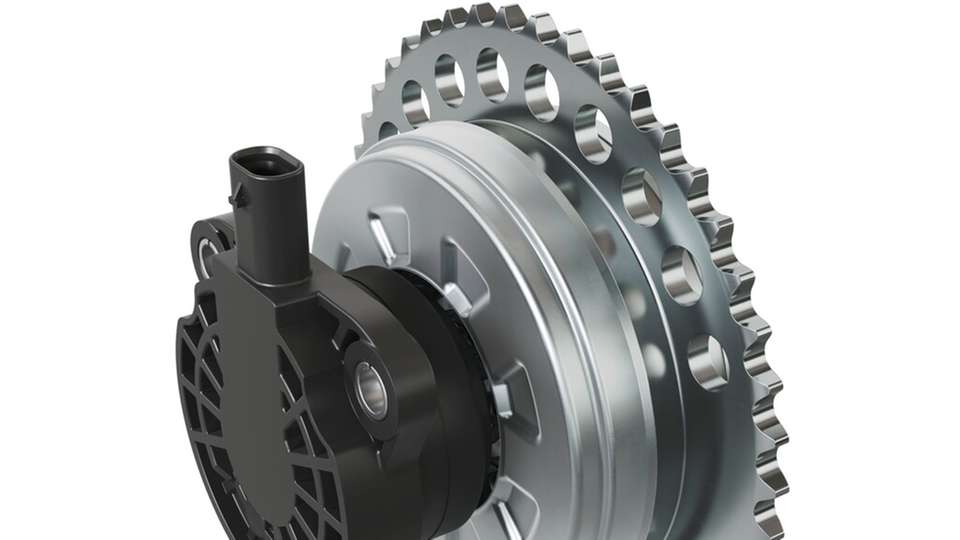 Die hydraulischen Nockenwellenversteller von Schaeffler nutzen den Öldruck des Motors, um die Position der Nockenwelle präzise zu verändern.