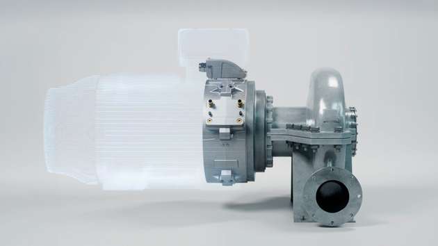W80 AXgen: Die Axialflusstechnologie ermöglicht die Konstruktion kompakterer Pumpen- und Kompressoraggregate.