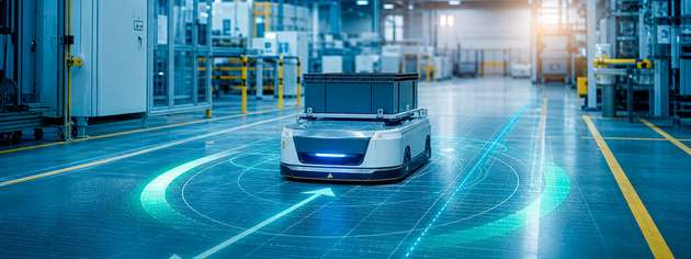 Autonome mobile Roboter benötigen präzise Positions- und Kursdaten. U-Blox zeigt auf der Electronica 2026 GNSS-Lösungen für zuverlässige Navigation in industriellen Anwendungen.