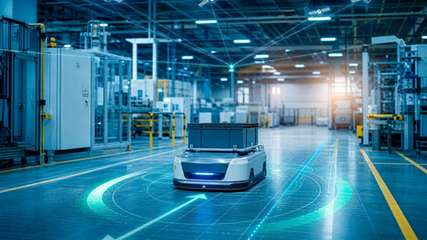 Autonome mobile Roboter benötigen präzise Positions- und Kursdaten. U-Blox zeigt auf der Electronica 2026 GNSS-Lösungen für zuverlässige Navigation in industriellen Anwendungen.