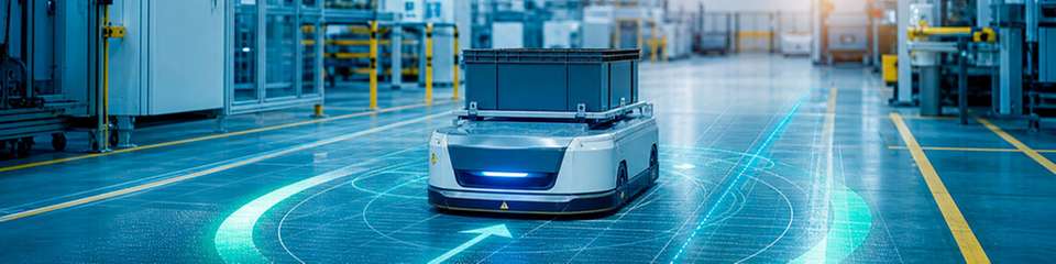 Autonome mobile Roboter benötigen präzise Positions- und Kursdaten. U-Blox zeigt auf der Electronica 2026 GNSS-Lösungen für zuverlässige Navigation in industriellen Anwendungen.
