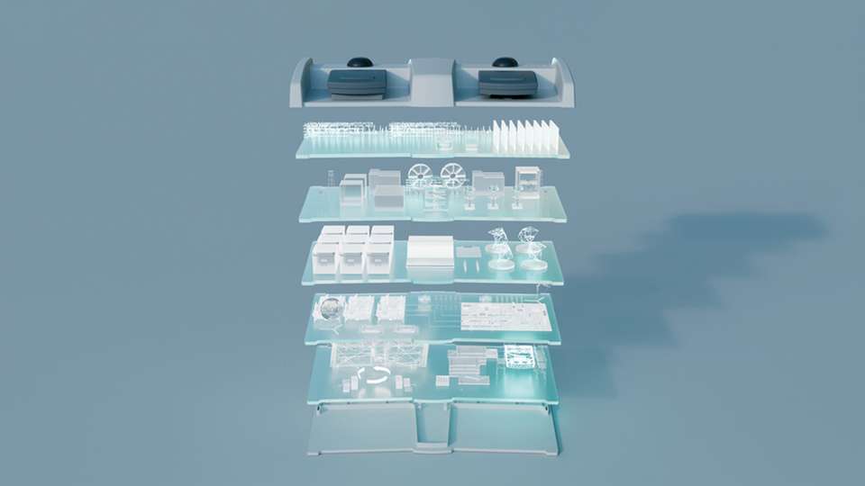 Das Steute MED Framework (SMF) vereint mechanische, elektronische und softwarebasierte Komponenten in einer modularen Architektur.