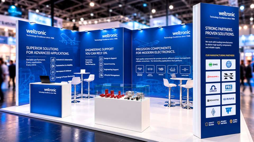 Weltronic auf der Electronica 2026.